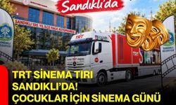 TRT Sinema Tırı Sandıklı’da! çocuklar için sinema günü