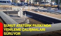 Şuhut Atatürk Parkı’nda yenileme çalışmaları sürüyor
