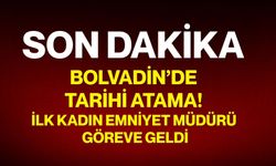 Bolvadin’de tarihi atama! İlk kadın emniyet müdürü göreve geldi