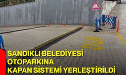 Sandıklı Belediyesi otoparkına kapan sistemi yerleştirildi