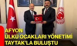 Afyon Ülkü Ocakları Yönetimi Taytak’la buluştu