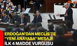 Erdoğan’dan Meclis’te “Yeni Anayasa” Mesajı: İlk 4 Madde Vurgusu