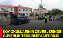 Köy okullarının çevrelerinde güvenlik tedbirleri artırıldı