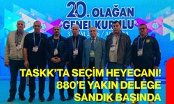 TASKK’ta seçim heyecanı! 880’e yakın delege sandık başında