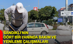Sandıklı’nın dört bir yanında bakım ve yenileme çalışmaları