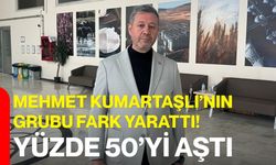 Mehmet Kumartaşlı’nın grubu fark yarattı! yüzde 50’yi aştı
