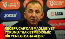 Recep Uçar’dan mağlubiyet yorumu: “hak etmediğimiz bir yenilgi daha aldık”