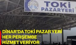 Dinar’da TOKİ pazar yeri her perşembe hizmet veriyor