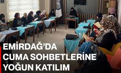Emirdağ’da cuma sohbetlerine yoğun katılım