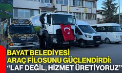 Bayat Belediyesi araç filosunu güçlendirdi: “Laf değil, hizmet üretiyoruz”