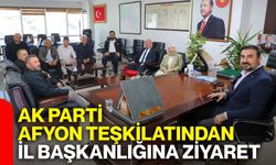 AK Parti Afyon teşkilatından İl Başkanlığına ziyaret