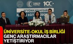 Üniversite-okul iş birliği genç araştırmacılar yetiştiriyor