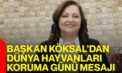 Başkan Köksal’dan Dünya Hayvanları Koruma Günü mesajı