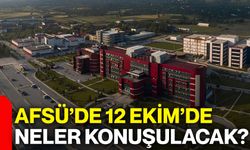 AFSÜ’de 12 Ekim’de neler konuşulacak?