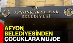 Afyon Belediyesinden çocuklara müjde