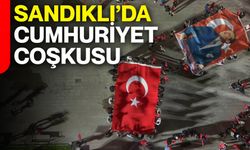 Sandıklı’da cumhuriyet coşkusu