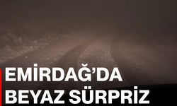 Emirdağ’da beyaz sürpriz