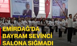Emirdağ’da bayram sevinci salona sığmadı