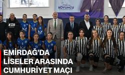 Emirdağ’da liseler arasında Cumhuriyet maçı