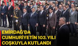 Emirdağ’da Cumhuriyetin 103. Yılı coşkuyla kutlandı