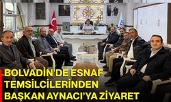 Bolvadin’de esnaf temsilcilerinden Başkan Aynacı’ya ziyaret