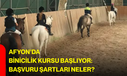 Afyon’da binicilik kursu başlıyor: Başvuru şartları neler?