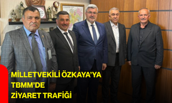 Milletvekili Özkaya’ya TBMM’de ziyaret trafiği