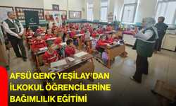 AFSÜ Genç Yeşilay’dan ilkokul öğrencilerine bağımlılık eğitimi