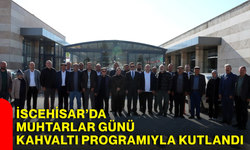 İscehisar’da muhtarlar günü kahvaltı programıyla kutlandı