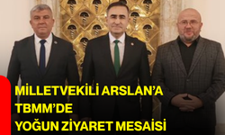 Milletvekili Arslan’a TBMM’de yoğun ziyaret mesaisi