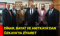 Dinar, Bayat ve Anıtkaya’dan Özkaya’ya ziyaret