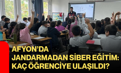 Afyon’da jandarmadan siber eğitim: Kaç öğrenciye ulaşıldı?