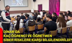 Dinar’da kaç öğrenci ve öğretmen siber risklere karşı bilgilendirildi?
