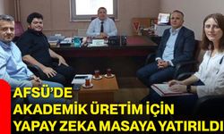 AFSÜ’de akademik üretim için yapay zeka masaya yatırıldı