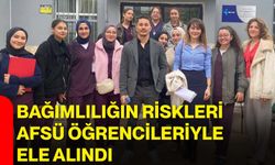Bağımlılığın riskleri AFSÜ öğrencileriyle ele alındı