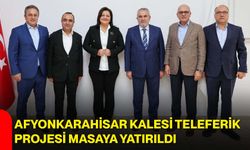 Afyonkarahisar Kalesi Teleferik Projesi masaya yatırıldı