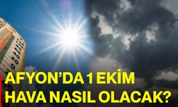 Afyon’da 1 Ekim hava nasıl olacak?