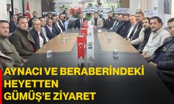 Aynacı ve beraberindeki heyetten Gümüş’e ziyaret