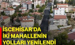 İscehisar’da iki mahallenin yolları yenilendi
