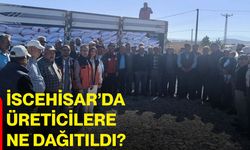 İscehisar’da üreticilere ne dağıtıldı?