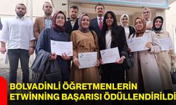Bolvadinli öğretmenlerin eTwinning başarısı ödüllendirildi