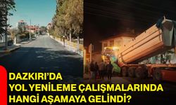 Dazkırı’da yol yenileme çalışmalarında hangi aşamaya gelindi?