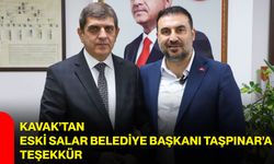 Kavak’tan eski Salar Belediye Başkanı Taşpınar’a teşekkür