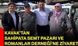 Kavak’tan Sahipata Semt Pazarı ve Romanlar Derneği’ne Ziyaret