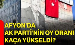 Afyon’da AK Parti’nin oy oranı kaça yükseldi?