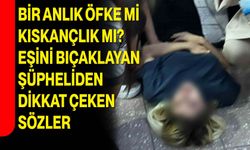 Bir anlık öfke mi, kıskançlık mı? Eşini bıçaklayan şüpheliden dikkat çeken sözler
