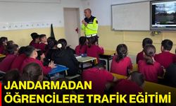 Jandarmadan öğrencilere trafik eğitimi