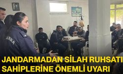 Jandarmadan silah ruhsatı sahiplerine önemli uyarı