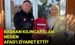 Başkan Kılınçarslan neden AFAD’ı ziyaret etti?