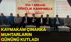 Kaymakam Çınarka Muhtarların gününü kutladı